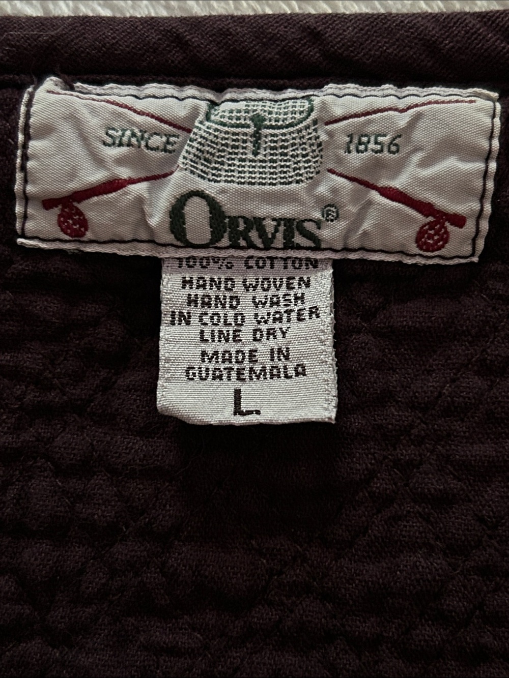 Orvis Women's Plum Sleeveless V-Neck Button-Front Layering Jumper Dress, Size L - Picture 9 of 10